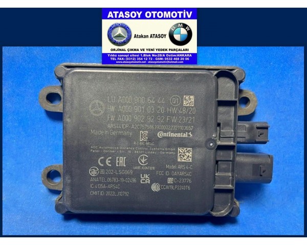 MERCEDES W254 GLC RADAR SENSÖRÜ A0009003751 A0009002348 A0009006444 A0009001043 A0009009738 A0009009638 A0009002637 A0009000536 A0009001432 A0009000232 A0009007528 A0009002627 A0009008026 A0009014118